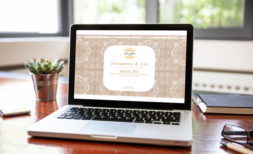 Custom Wedding Website