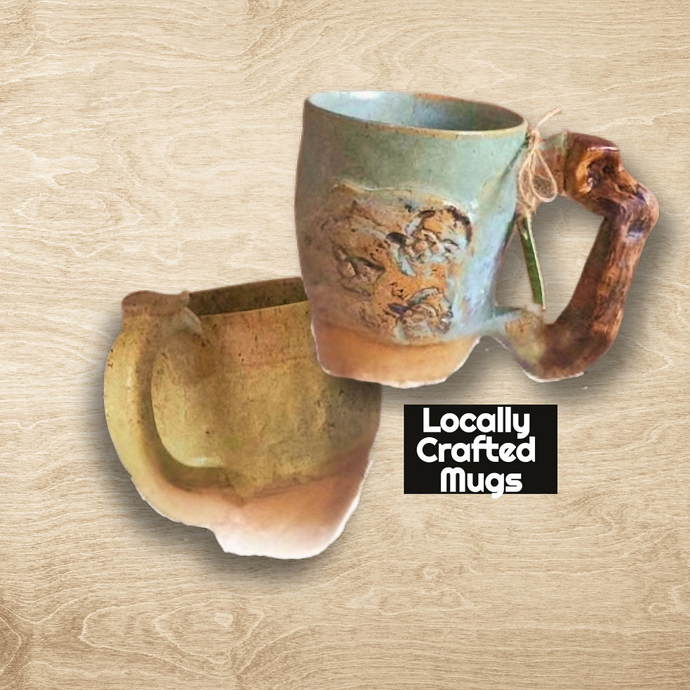Thumbnail: Flowers arranged in a coffee mug!