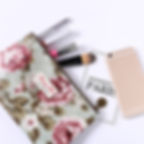roses cosmetic bag makeup