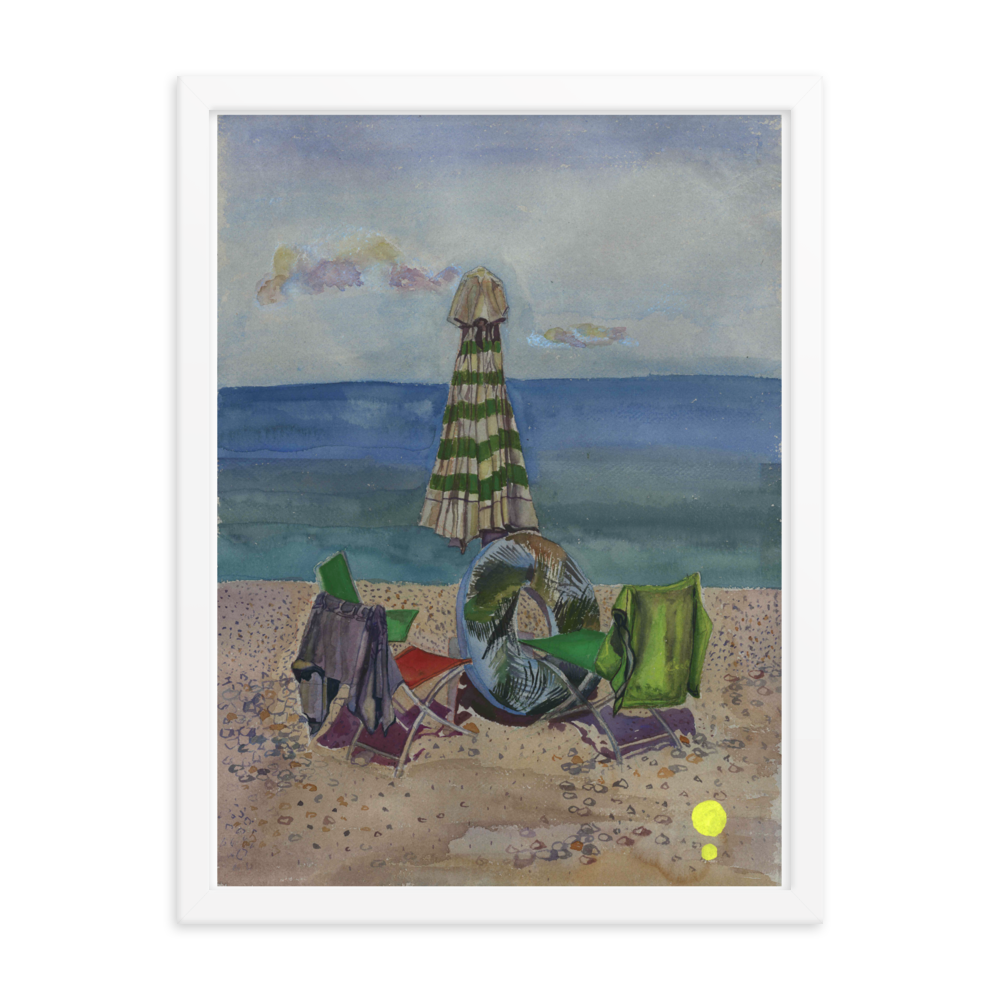 Framed photo paper poster - Beach in Greece