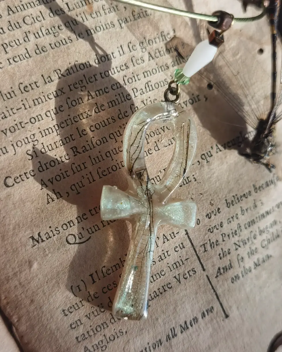 Miniature : Croix d'ankh libellule 