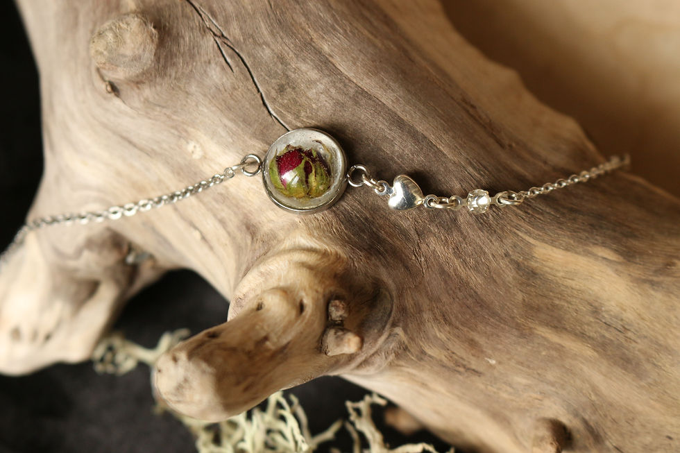 Miniature : bracelet bouton de rose