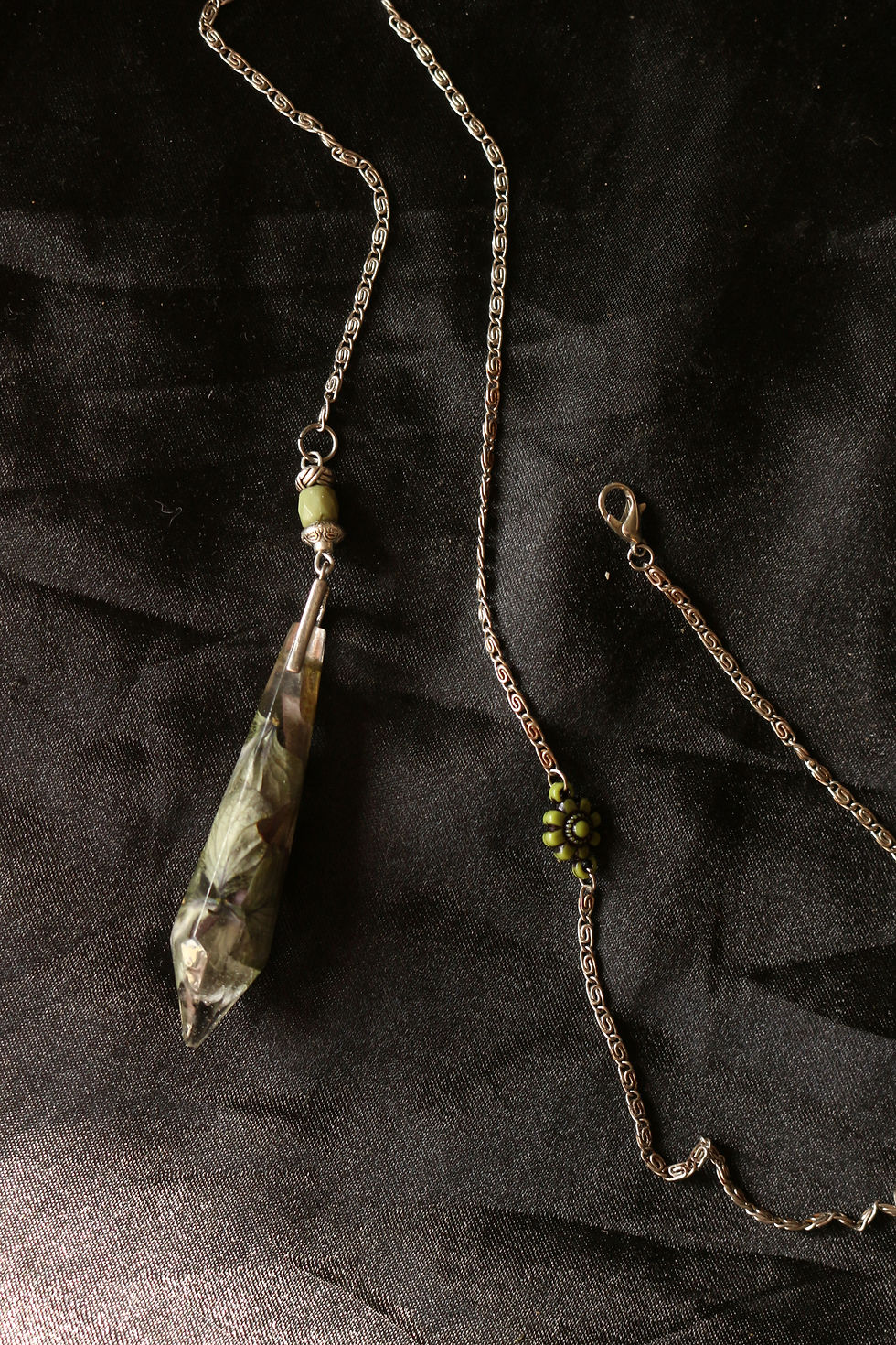 Miniature : Pendule collier l'hortensia