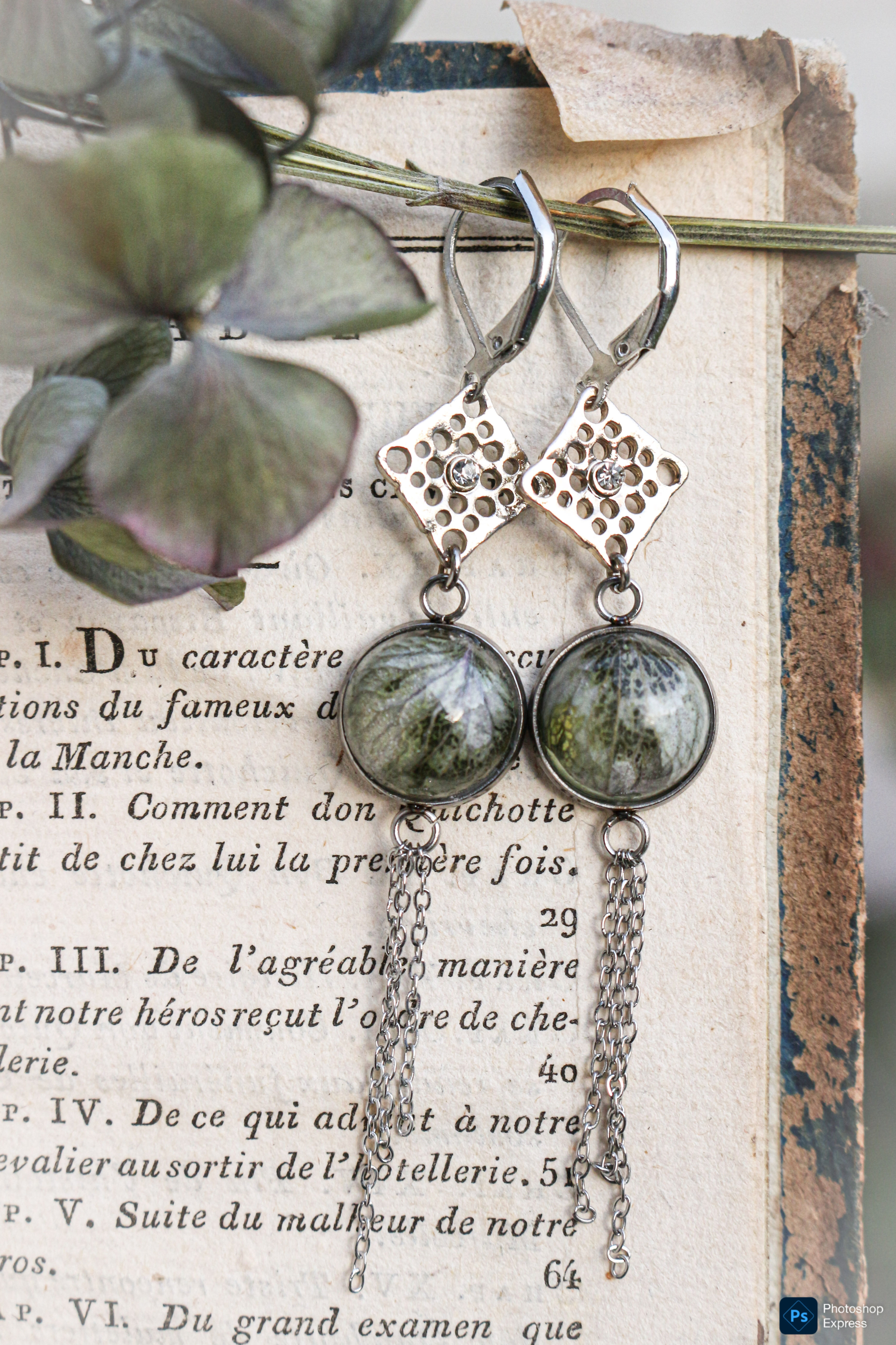 Les hortensias vert d'eau 