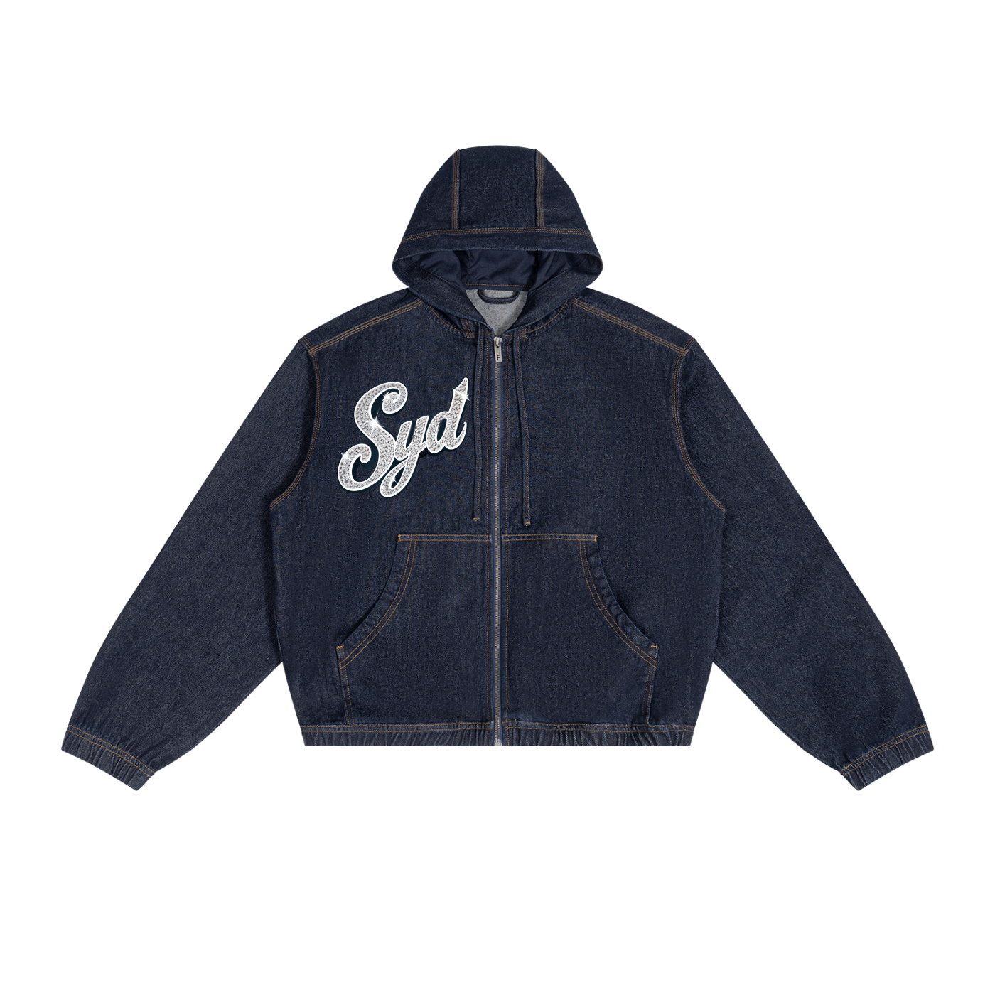 Rhinestone Denim Jacket
