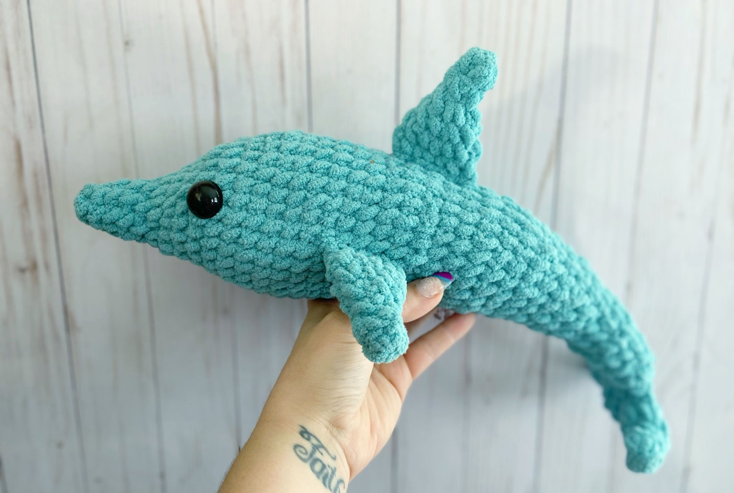 Cuddly dolphin