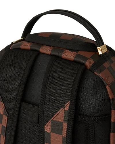 限定品★SPRAYGROUND The Hideout チェック バックパック 茶色 Sprayground The Hideout Backpack | empireluggagecenter