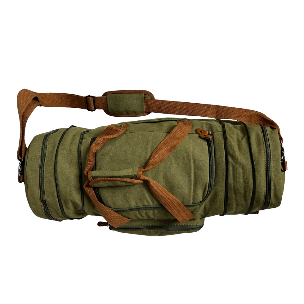 サムネイル： Bon Voyage 3327 Canvas Duffel Bag