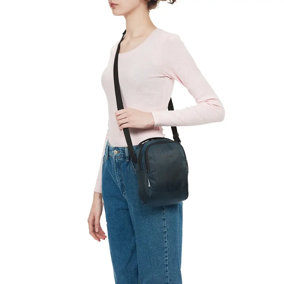 섬네일: Pacsafe Metrosafe LS100 ECONYL Anti-Theft Crossbody Bag