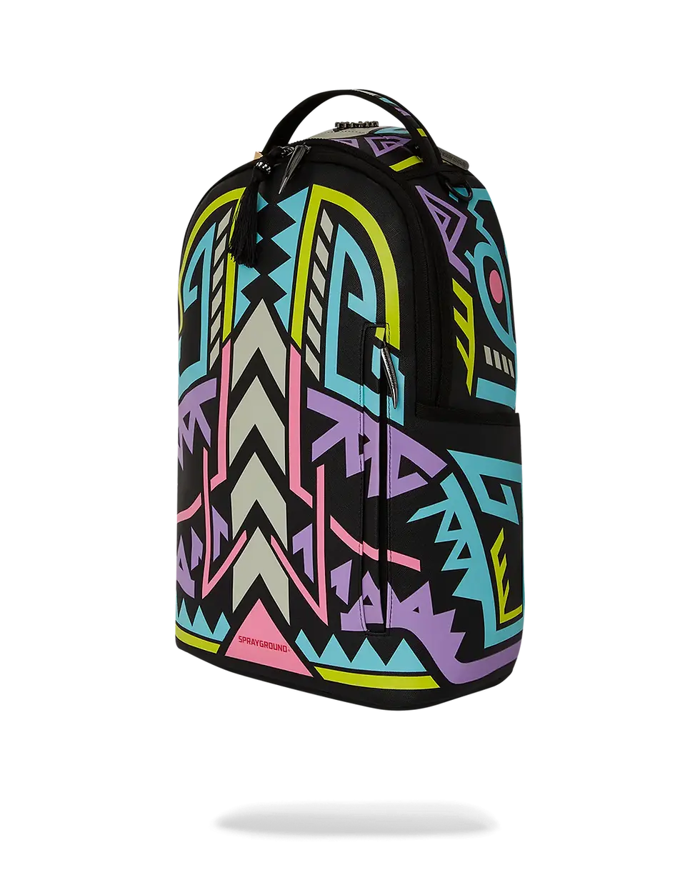 縮圖：Sprayground Path To The Future III Backpack-Sandflower Collab (Glow In The Dark)