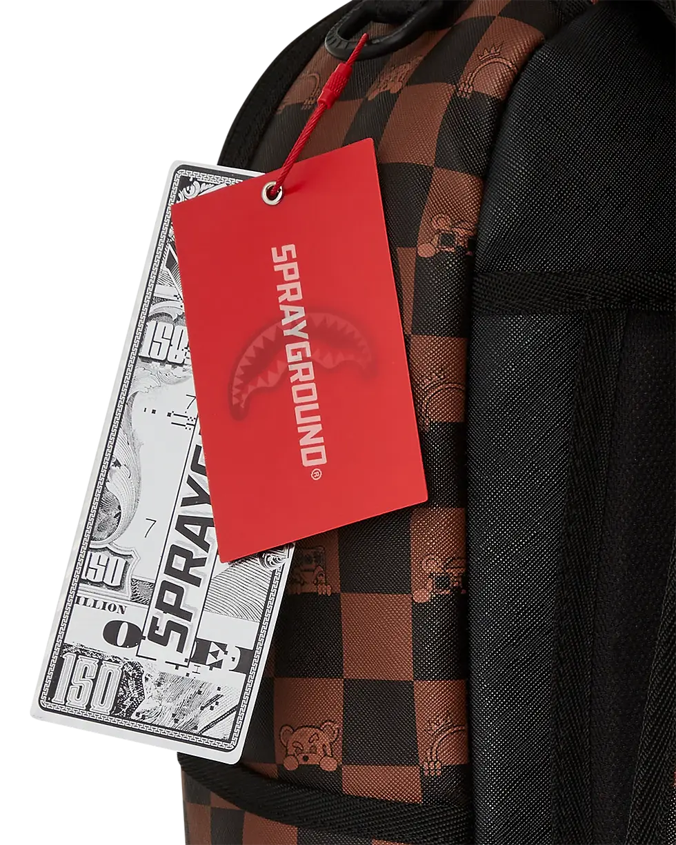 限定品★SPRAYGROUND The Hideout チェック バックパック 茶色 Sprayground The Hideout Backpack | empireluggagecenter