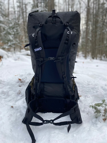 back support hiking backpack Rock 2.0 Hiking Backpack White / 45L/M