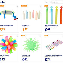 Sensorisch materiaal bij Action