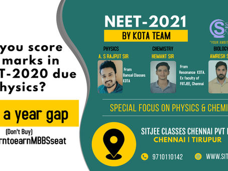 Take a year gap for NEET-2021