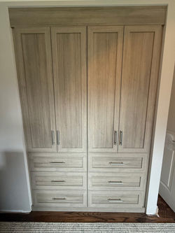 Recessed Built In Unit - The Chameleon material - Shaker