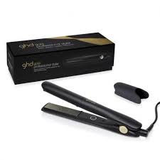 Thumbnail: Premium angled view of GHD Gold styler with sleek black finish