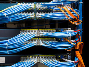 Data center cables jacketed with FR PVC compounds