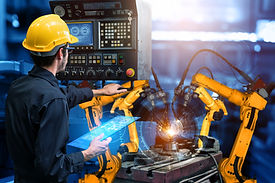 Factory automation with robots