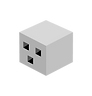 Grey Block Man