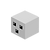 灰色のブロックマン