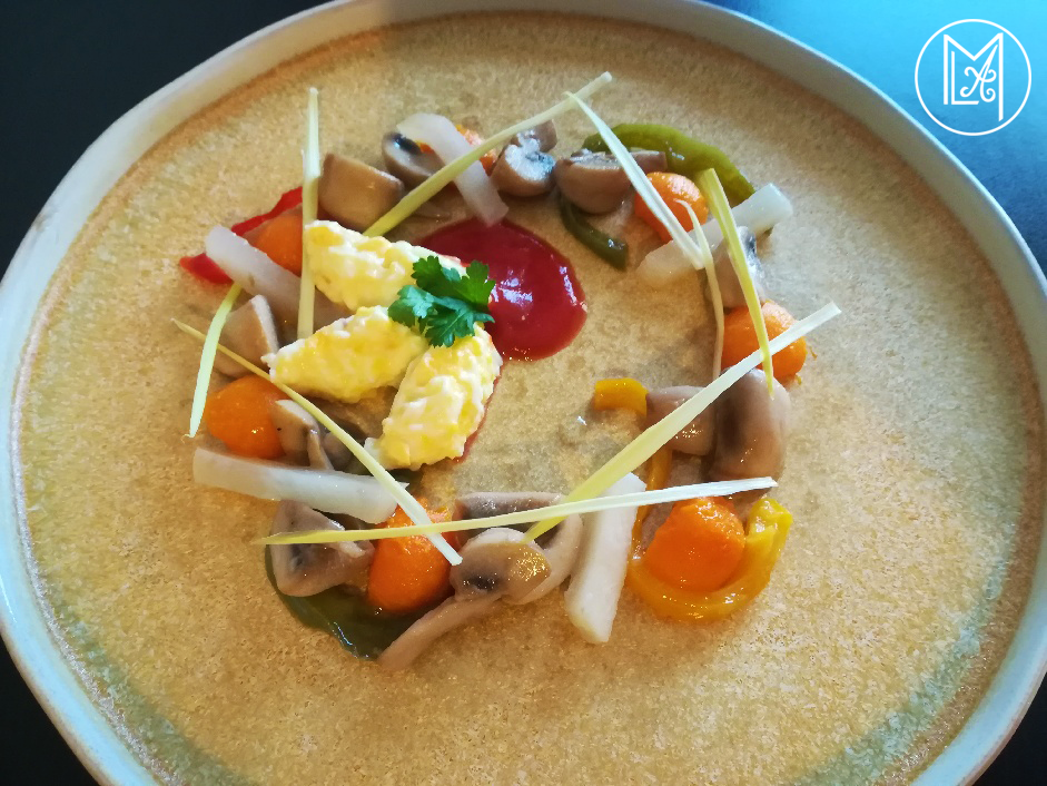 brouillade oeuf petits légumes
