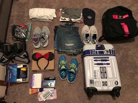 Run Disney Blog Series - Packing for Your Walt Disney Vacation