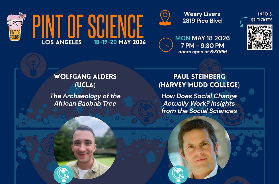 Pint of Science May 18th-19th-20th @ Wearies - The Times They Are a-Changin