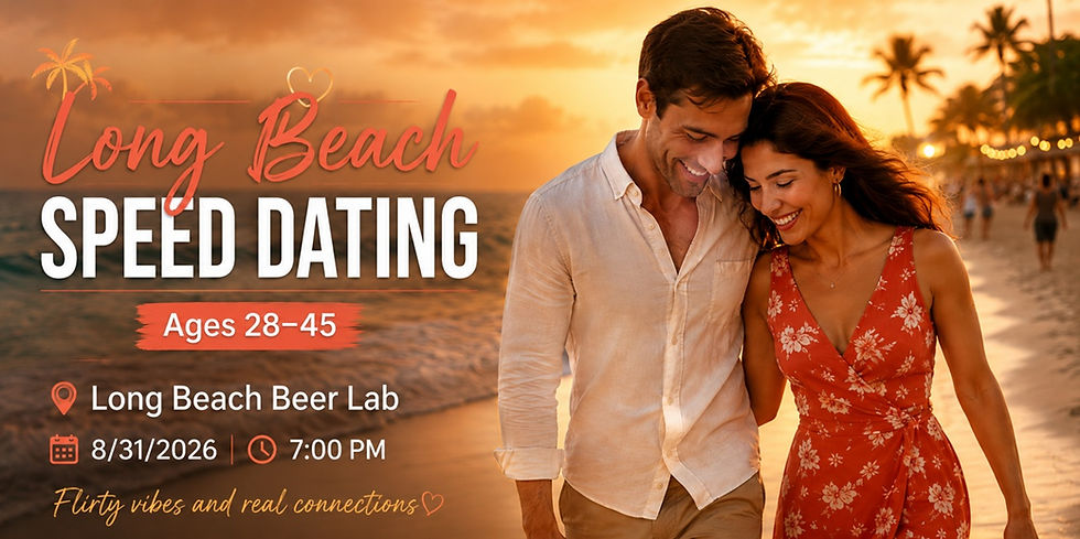 Speed Dating (Ages 28-45) | Long Beach Beer Lab (Wrigley)