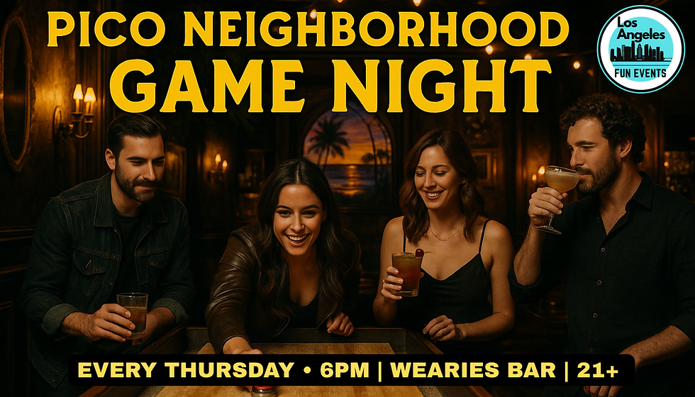 The Pico Santa Monica Game Night & Social | 21+