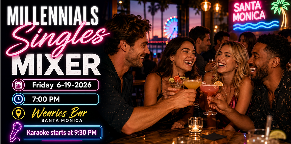 Millennials Singles Mixer | Party like it's 2004