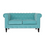 Thumbnail: Aqua Velvet Chesterfield Sofa