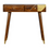 Thumbnail: Gold Geometric Chestnut Console Table