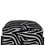 Thumbnail: Zebra Print Footstool with Solid Wood Legs