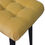 Thumbnail: Mini Mustard Cotton Velvet Curved Bench
