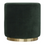Thumbnail: Emerald Velvet Footstool with Gold Base