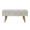 Thumbnail: Light Taupe Floral Bone Inlay Coffee Table