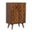 Thumbnail: Chestnut Gold Inlay Abstract Cabinet