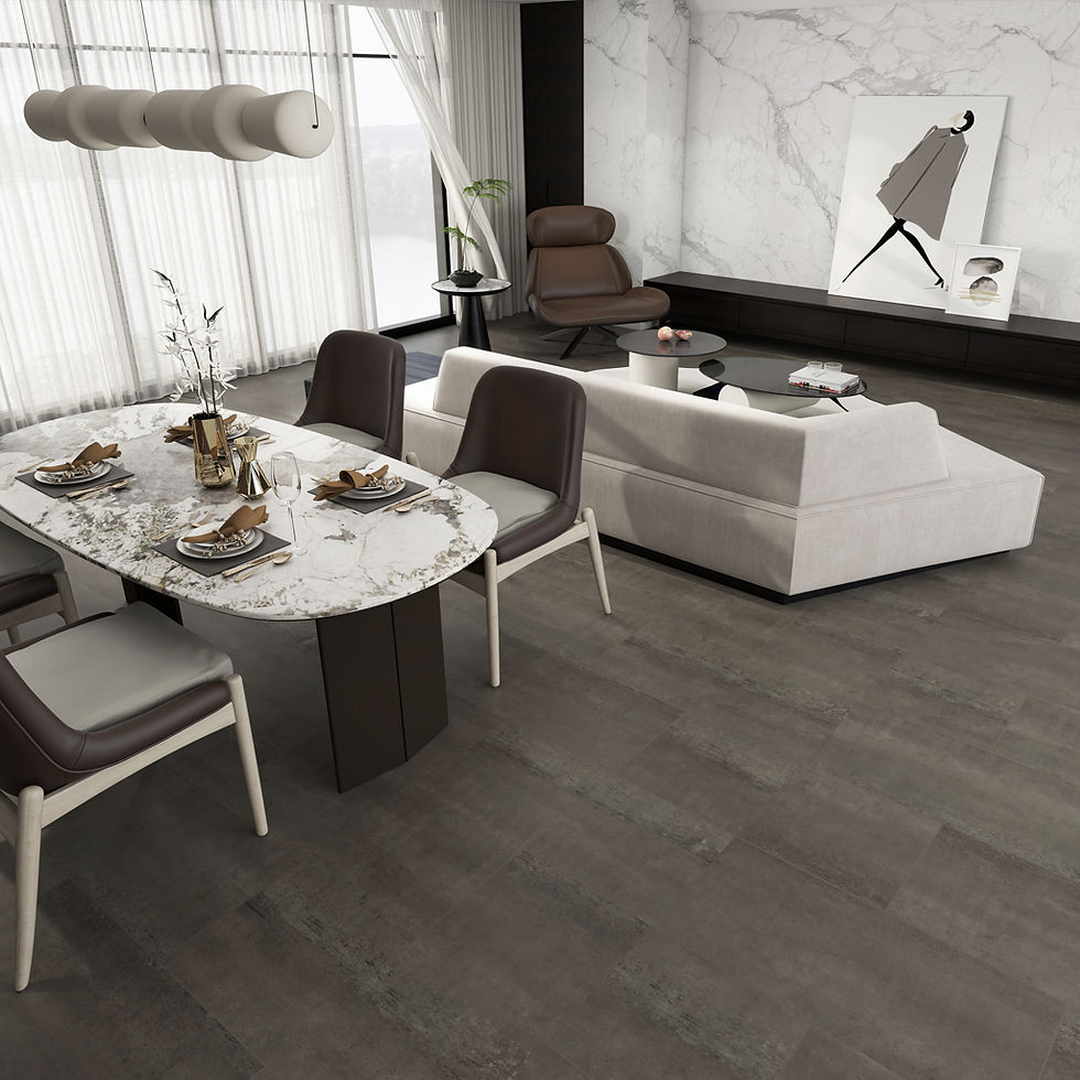 PLANET TILE Aries DF076 6MM Vinyl Planks Flooring Tiles 24.02 sq.ft