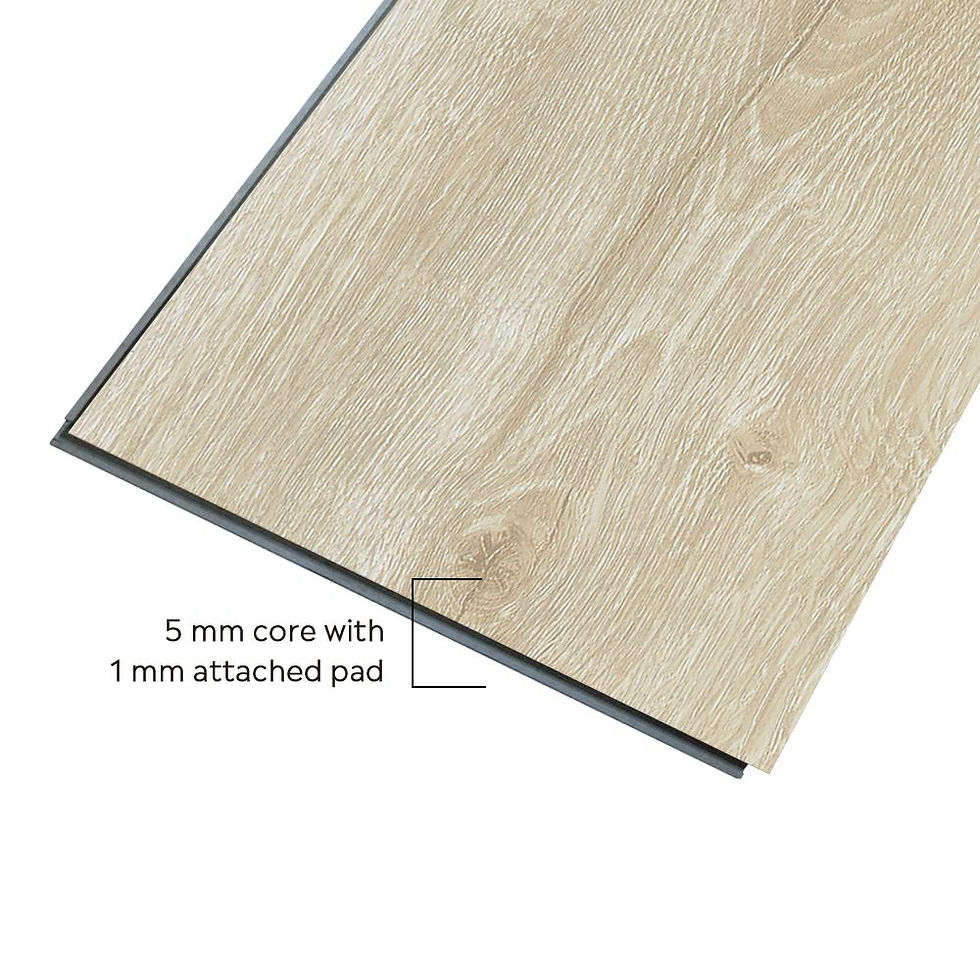 Thumbnail: NEW PARLIAMENT 605 Cream Teak  RIGID CORE 7*48*6mm, 20 mil, IXPE BA