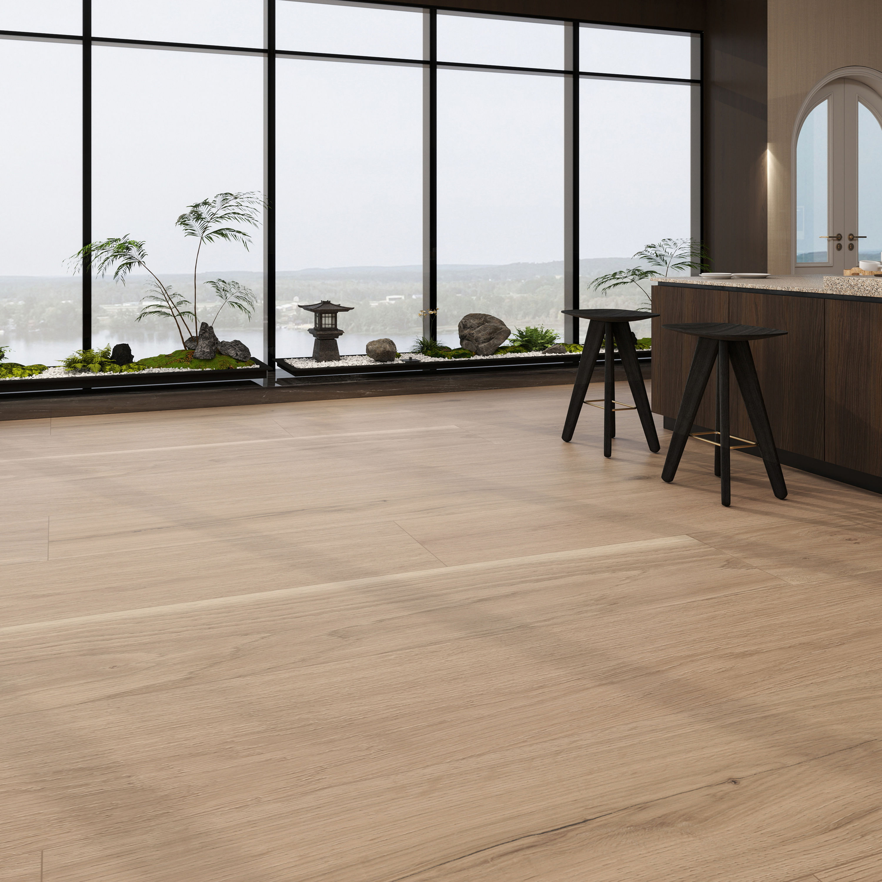 Vintage Oak - SuperOak Plus 12mm Hybrid Wood Plank 72.7"*9.84"