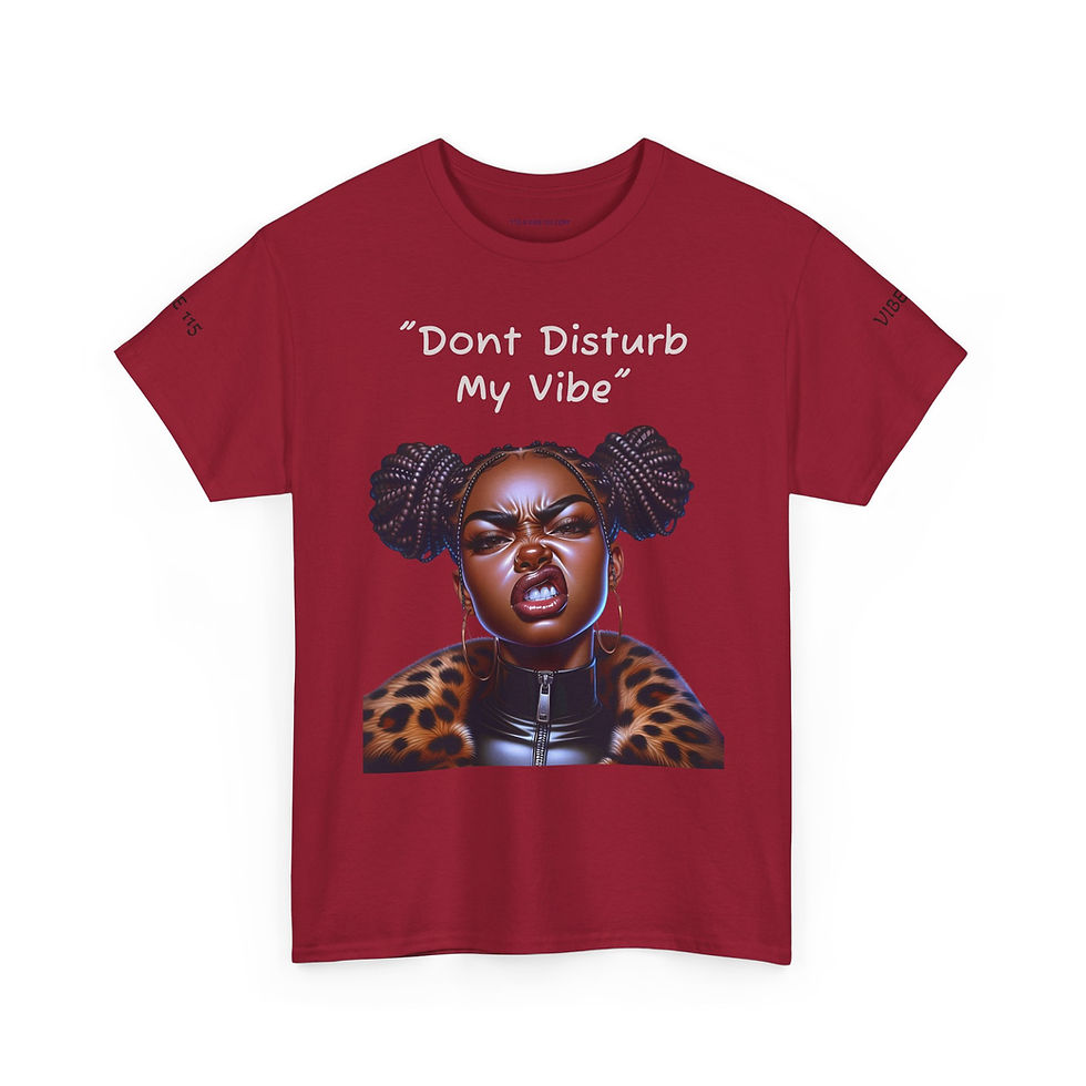 Thumbnail: Don't Disturb My Vibe™ Heavy Cotton T-Shirt