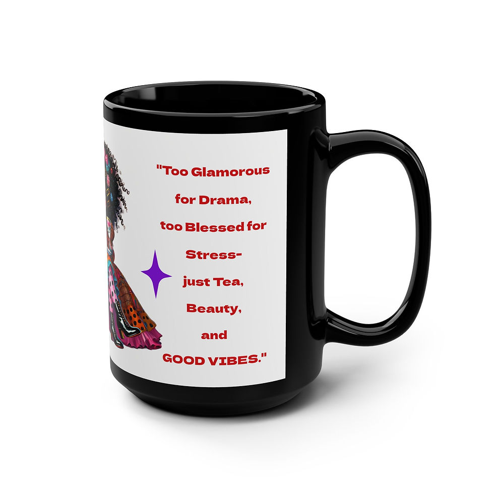 Thumbnail: Good Vibes Tea Mug | 15oz Ceramic Mug