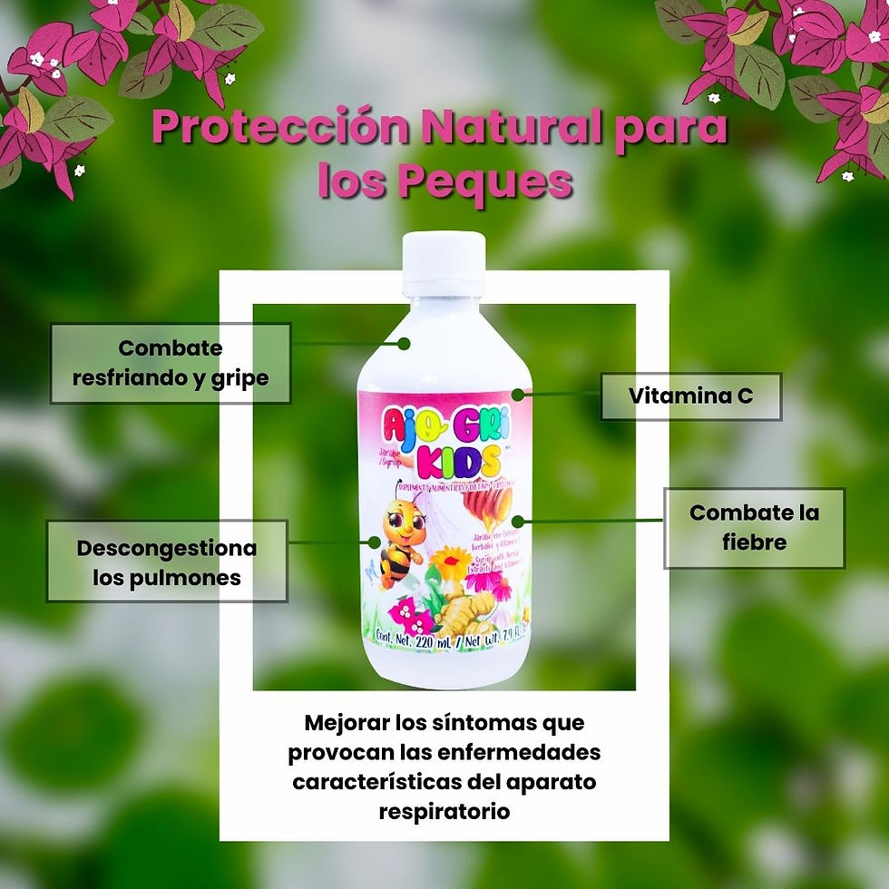 Miniatura: JARABE AJO GRI KIDS