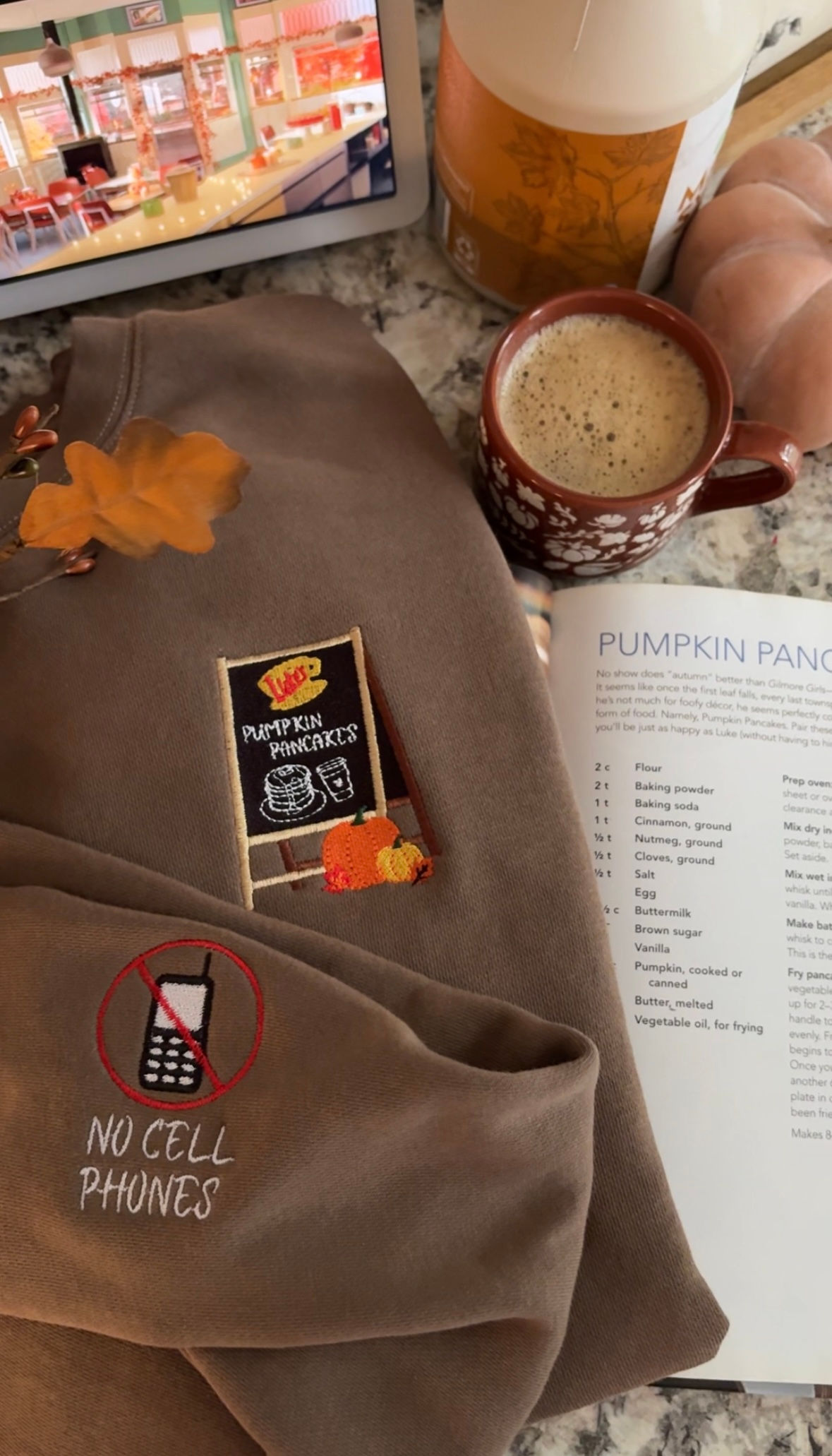 The Pumpkin Pancakes Sweater (6 week preorder)