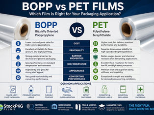 BOPP vs PET Films: Which One Is Right for Your Packaging Application?