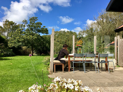 The garden at Yogabee