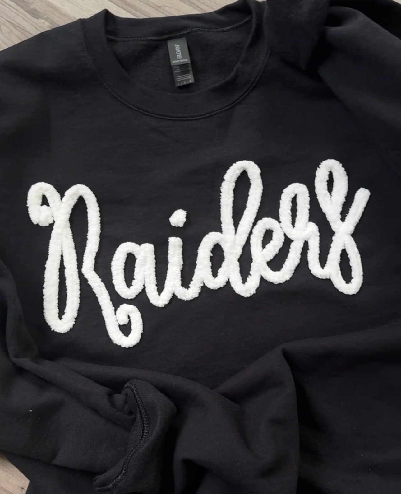 Raiders Yarn Embroidered Sweatshirt