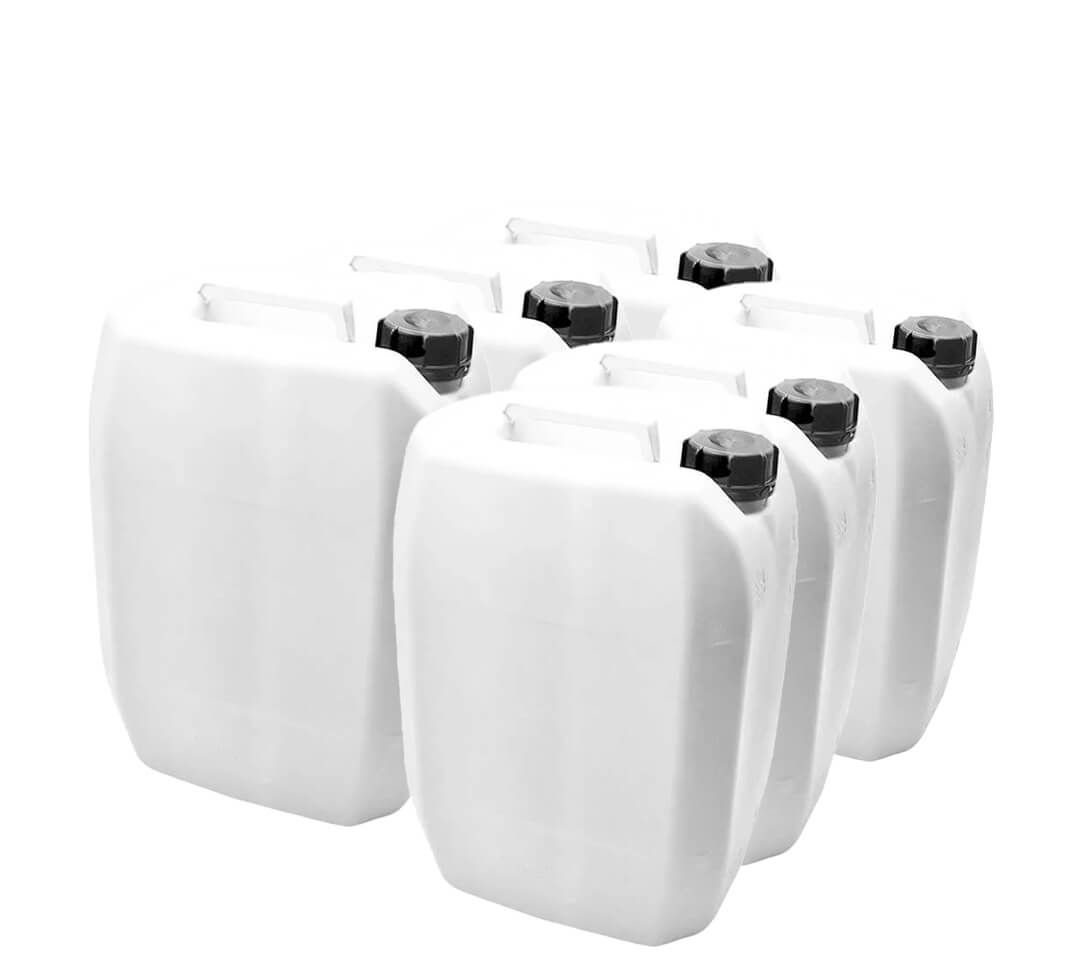 Paquete De Bidón Natural 60 Lts. "C3" Tapón Negro "K60" 10PZ