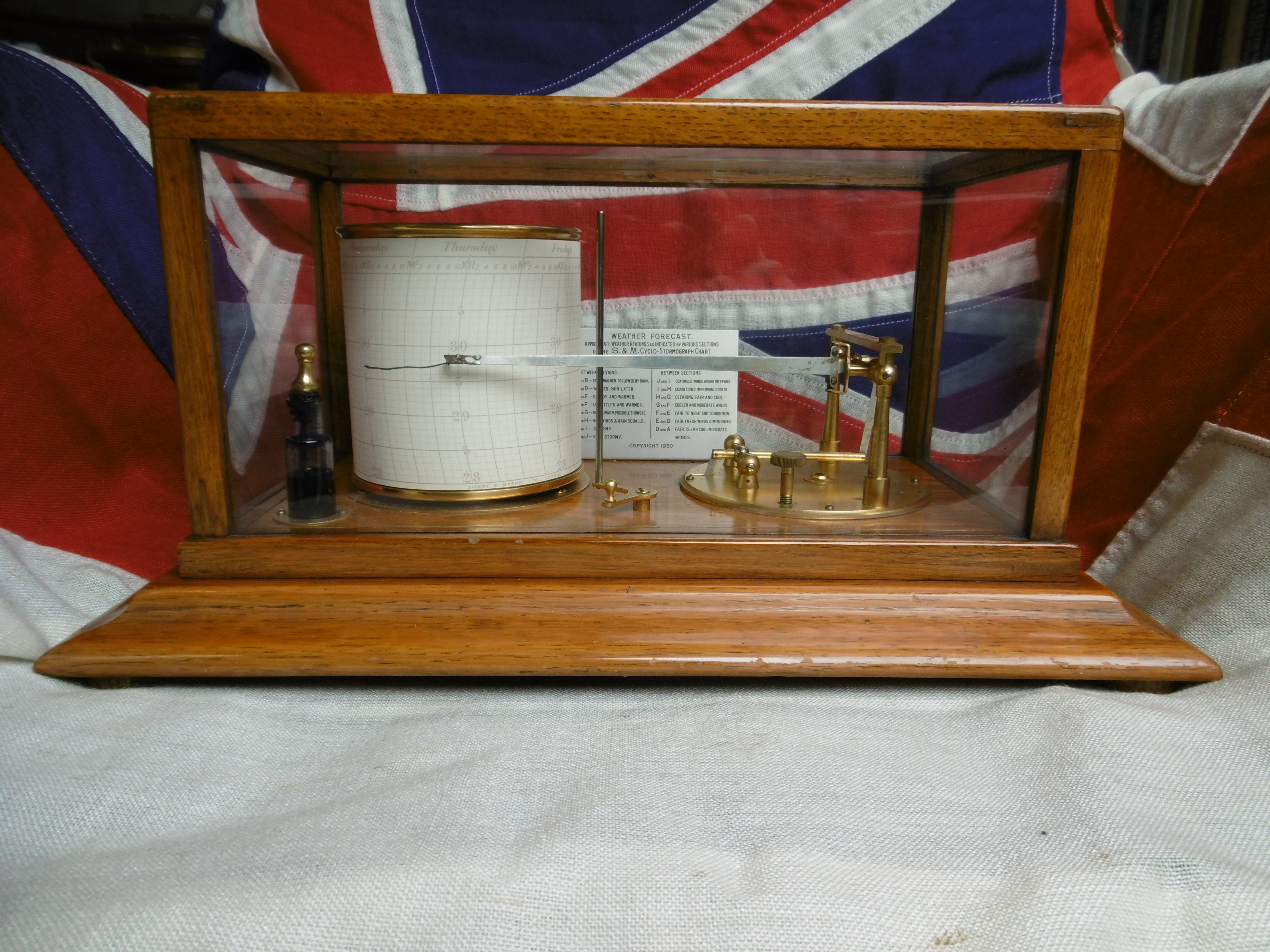 Barograph by Short and Mason circa 1930