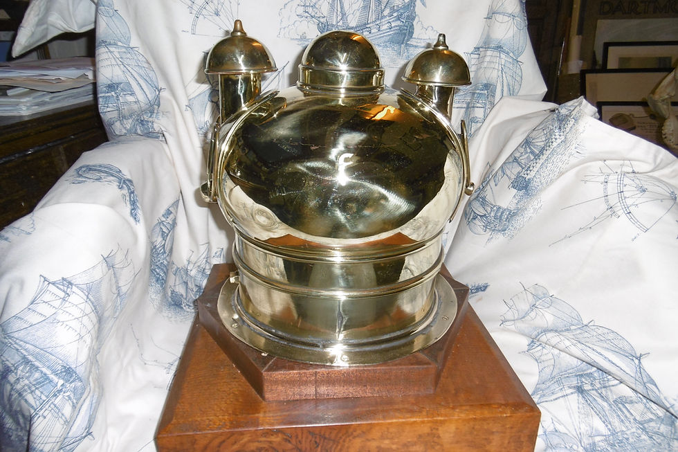 Thumbnail: 19th C dry card binnacle compass